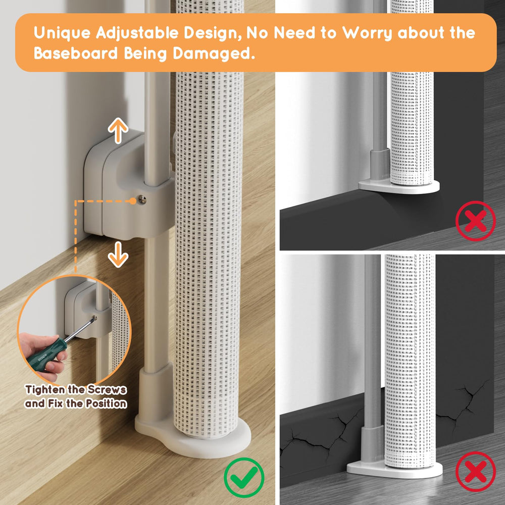 TrusTot versatile gate for indoor and outdoor use like kitchens and stairs.