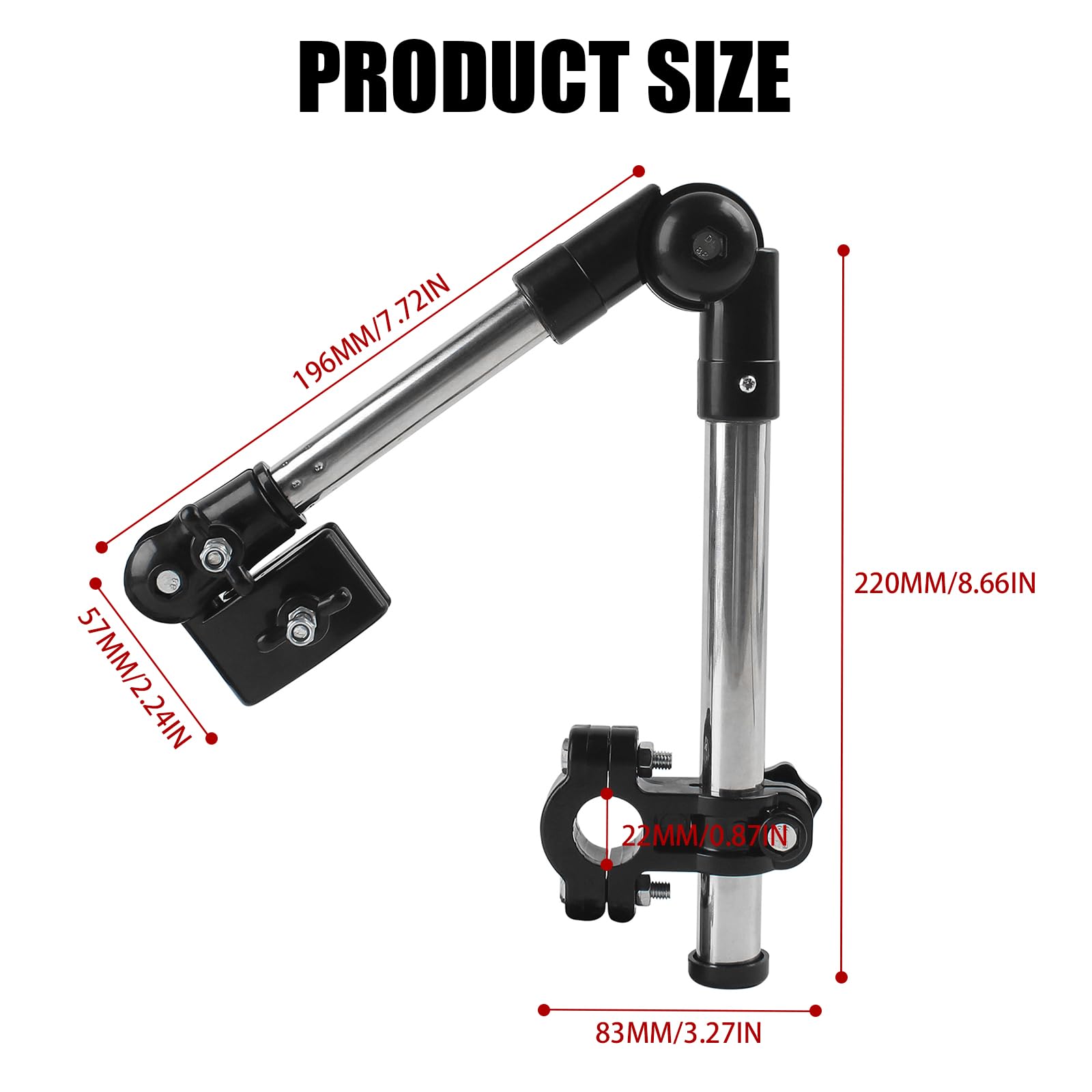 TRUTOPWAY umbrella holder in 360-degree rotation for versatile shading