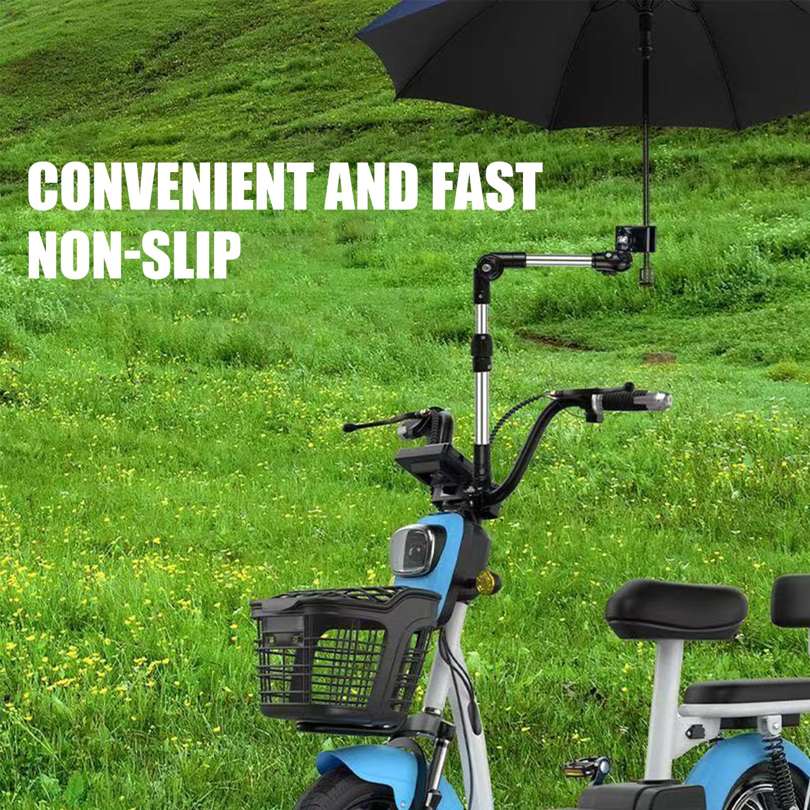 TRUTOPWAY hands-free use during stroller, wheelchair, or bike outings
