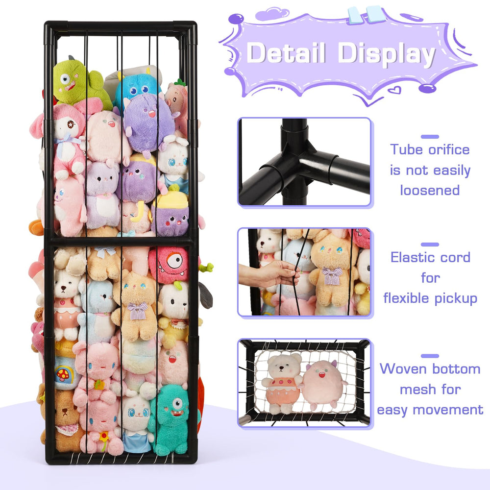 Trycooling upgraded joints prevent deformation for lasting use with plush collections.