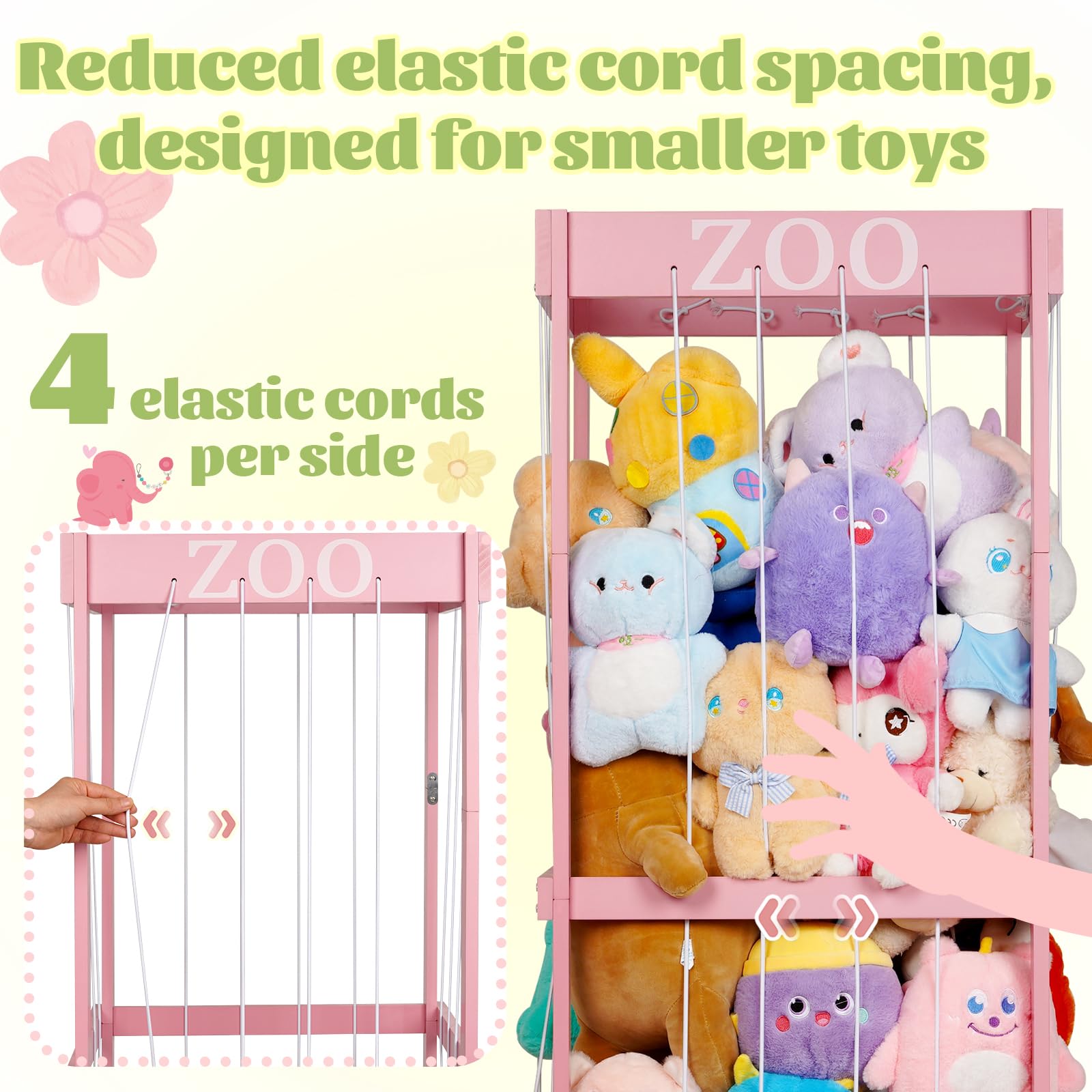 Trycooling vertical space-saving storage in a nursery setting