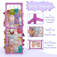 Trycooling vertical stuffed animal holder demonstrates space-saving design ideal for bedrooms and nurseries