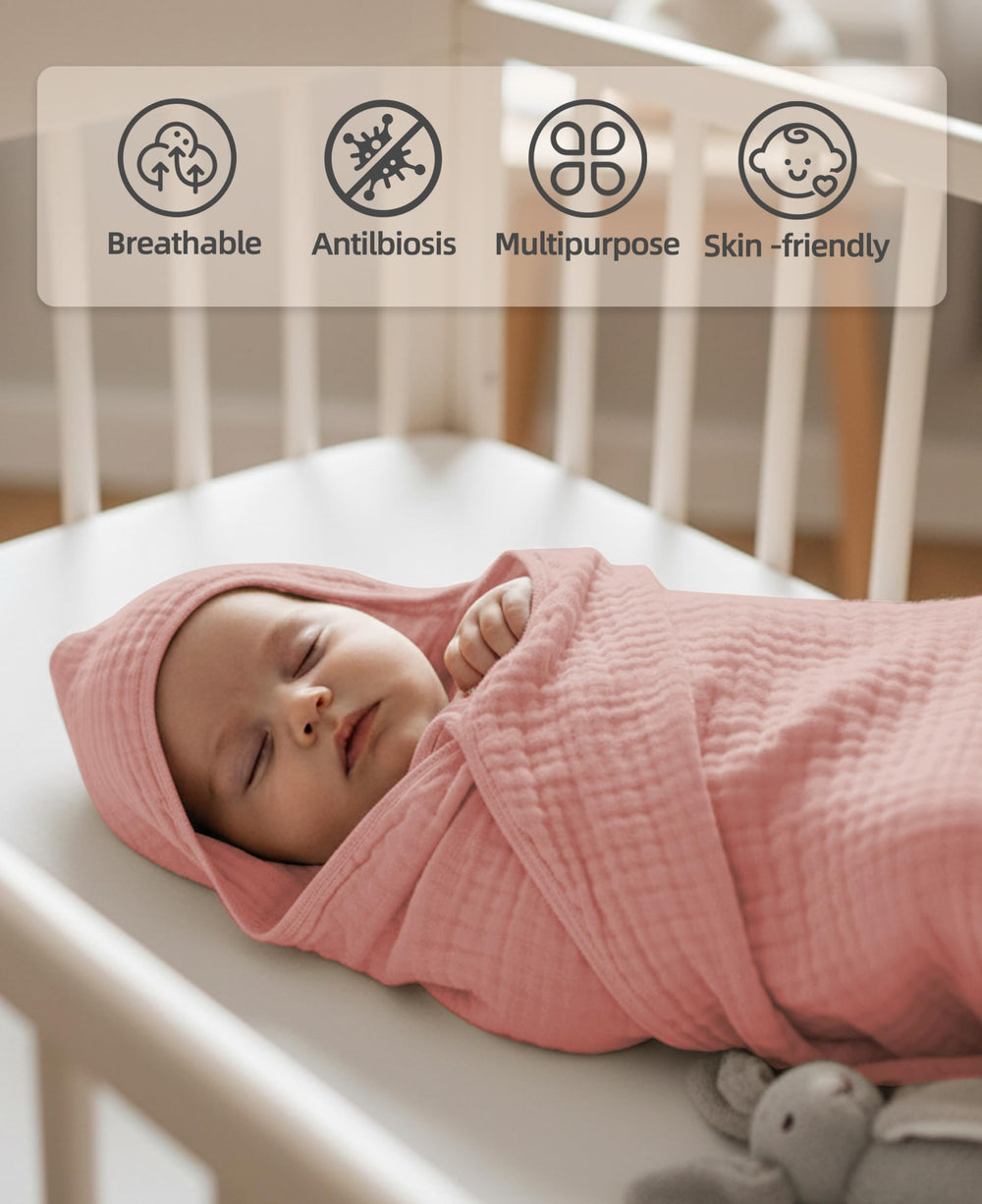 TRYISDICDVC hooded baby towel 3-pack gift-worthy for baby showers