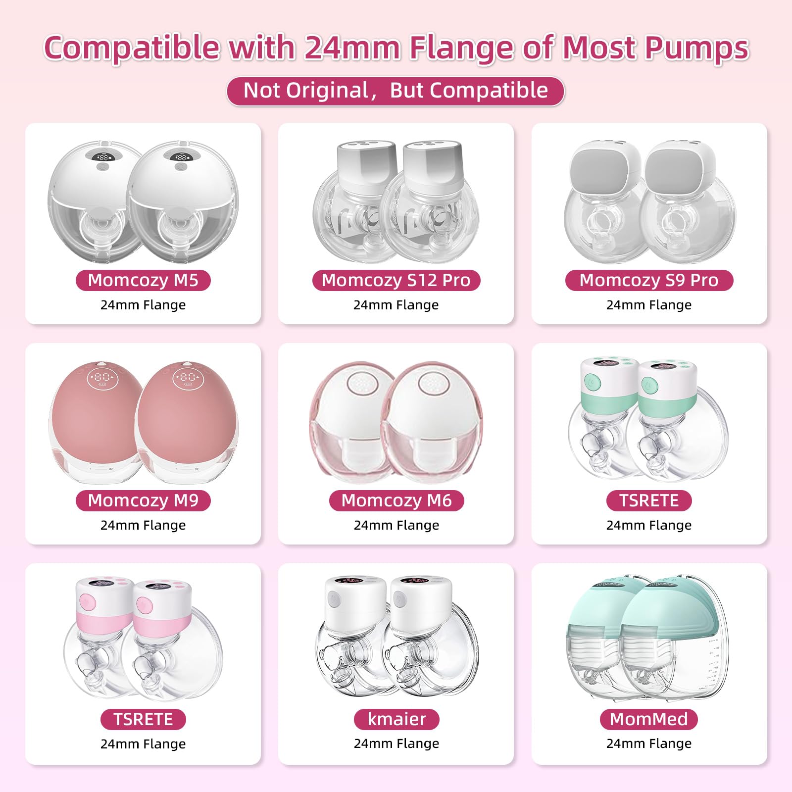 Trymall flange inserts 15mm 2-pack close-up for optimal shield sizing