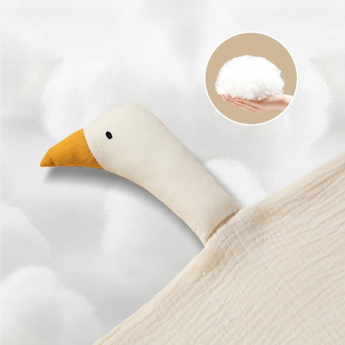 TRYTUTRY double-layer fabric close-up emphasizes breathability and gentle touch.
