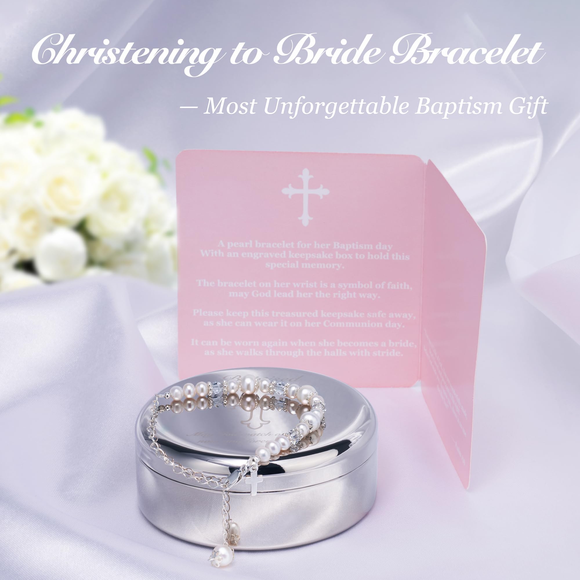 Tryuunion cross-engraved keepsake box protects the heirloom.