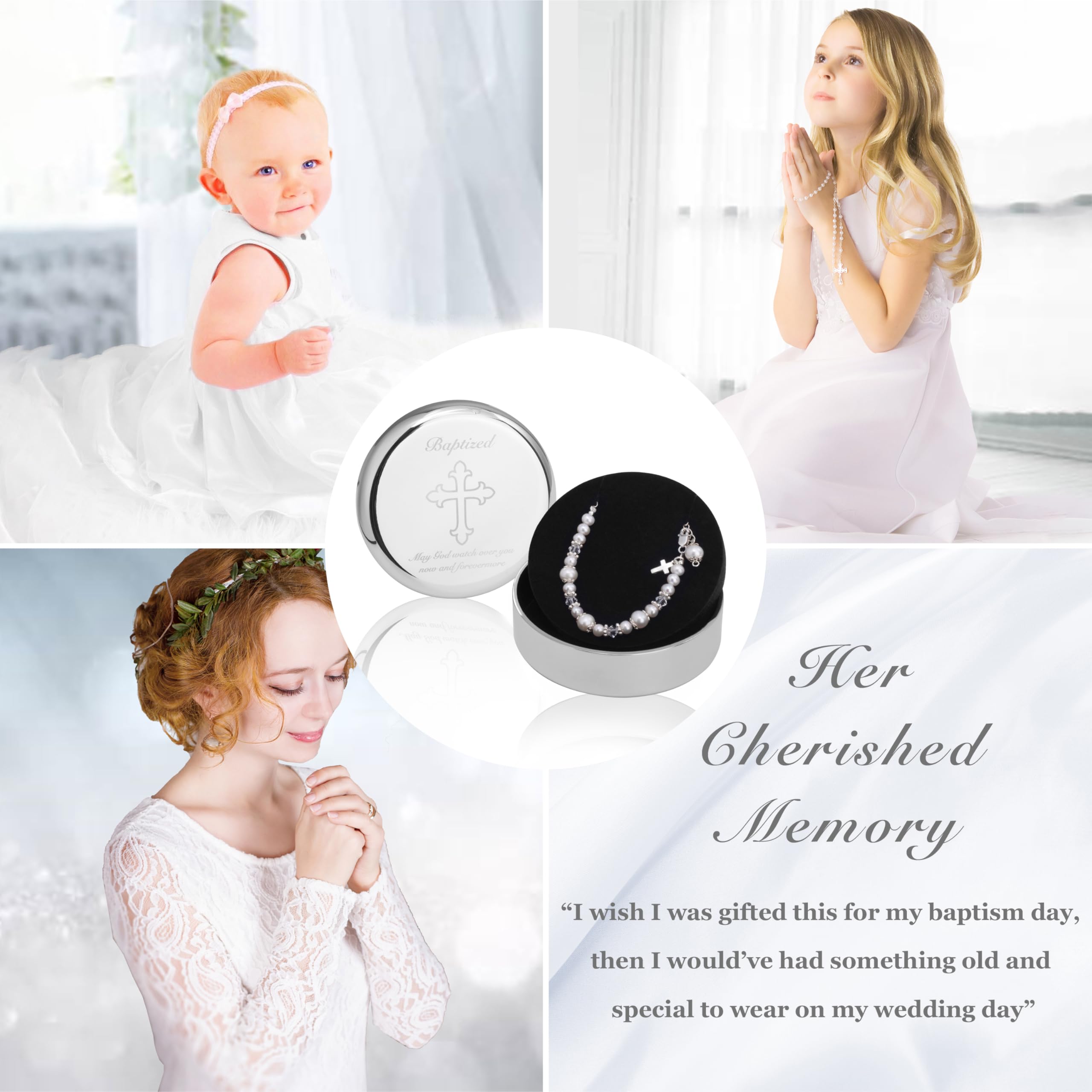 Tryuunion gift-ready packaging with poem card enhances christening gifting experience.