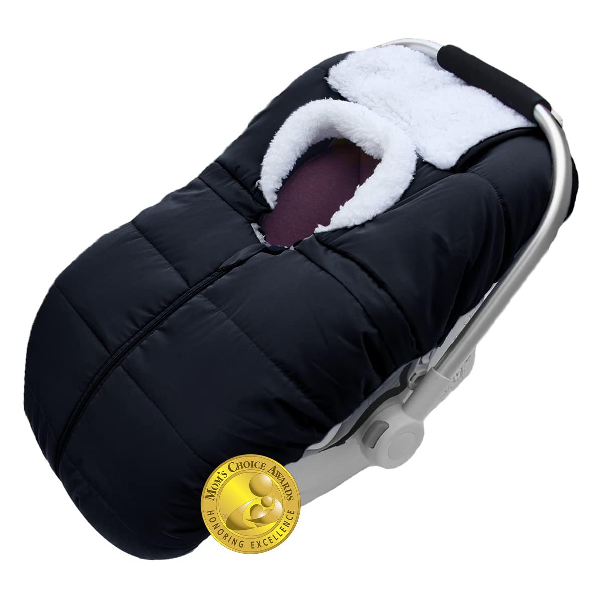 TSAYAWA Winter car seat cover fabric close-up showing windproof texture for cold weather.