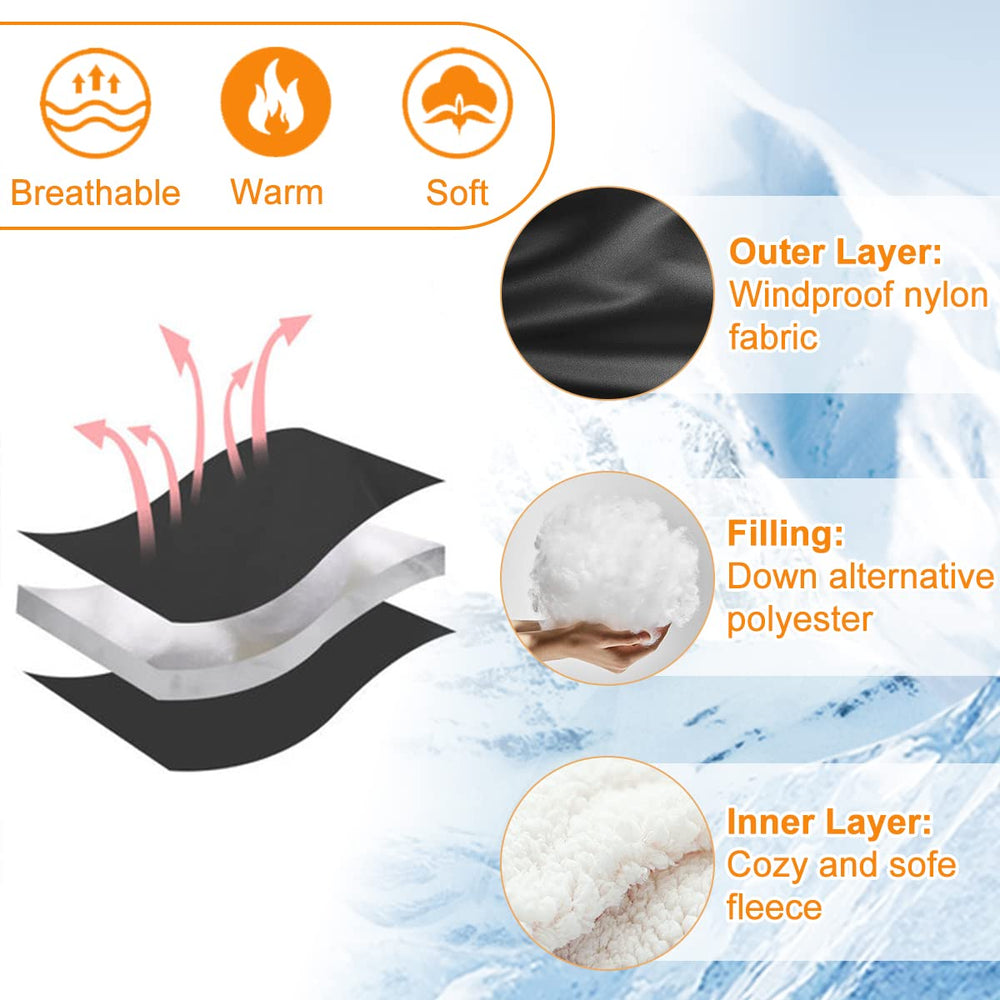TSAYAWA Winter car seat cover universal-fit edge on a car seat.