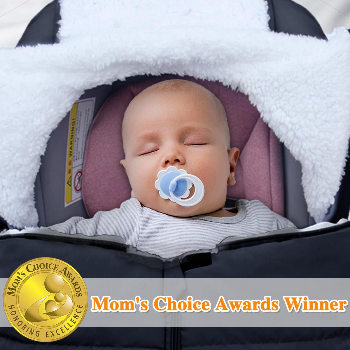TSAYAWA Winter car seat cover windproof shell detail highlighting weather protection.