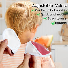 TSD baby bib full-coverage-mealtime provides calm, spill-free dining.