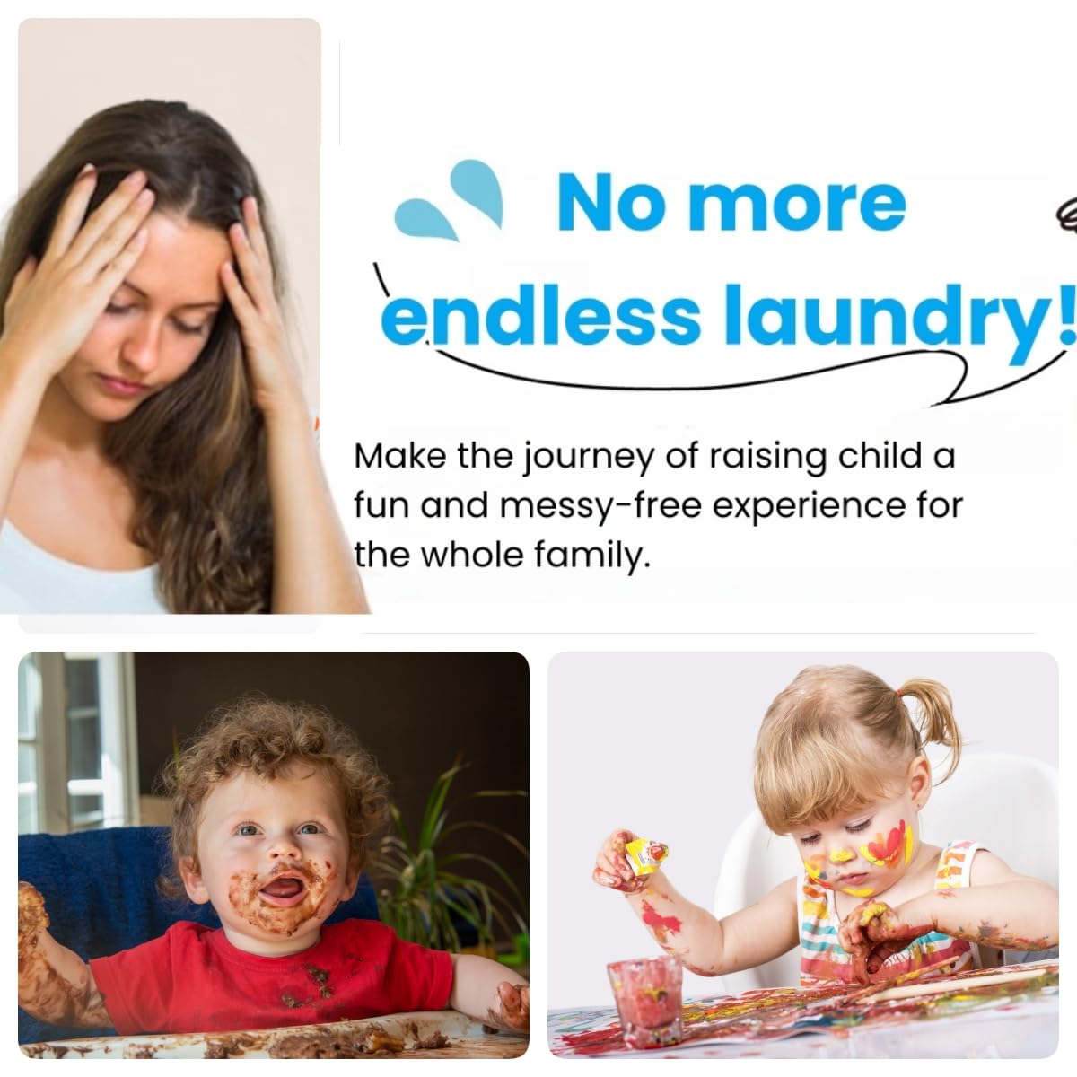 TSD Bib makes a thoughtful gift for busy parents during mess-friendly mealtimes.