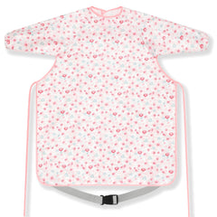 TSD Bib long-sleeved coverall front view protects clothes during messy meals.