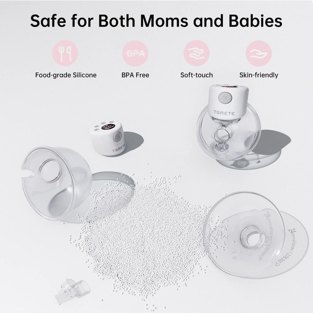 TSRETE included accessories kit with storage bags and bra buckles.