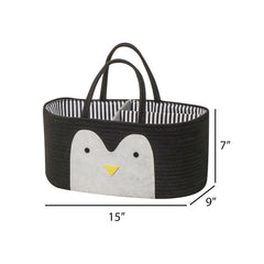 T&amp;T Homewares fox-pattern diaper caddy for easy diaper changes on the go.
