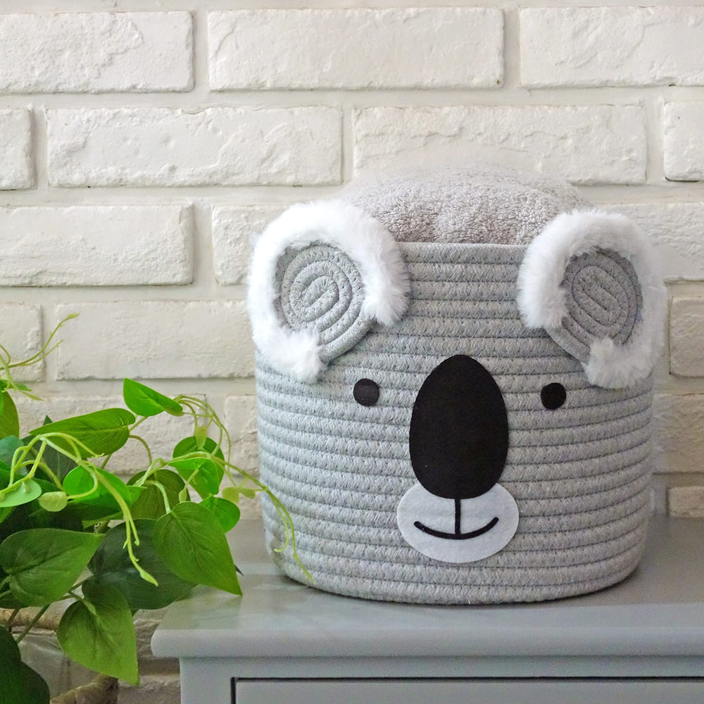T&T Homewares Koala storage basket small organizes laundry and blankets