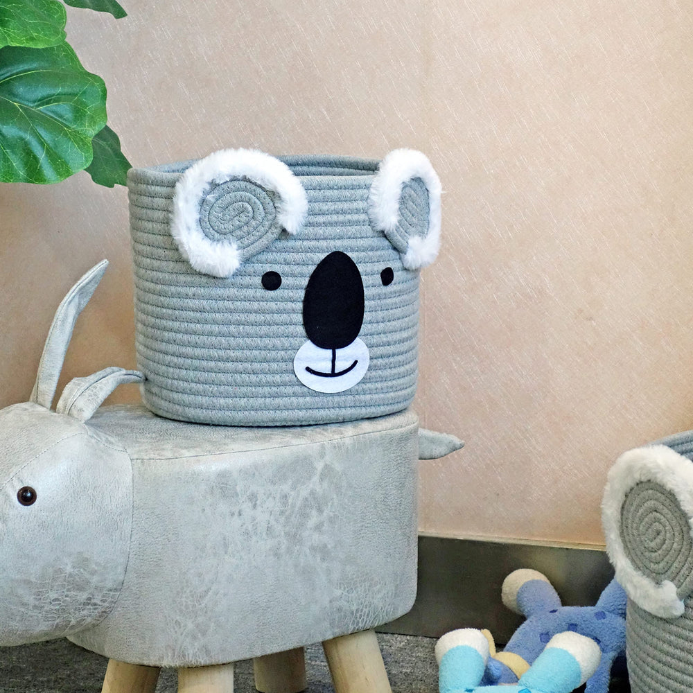 T&T Homewares Koala storage basket small folds flat for easy storage