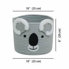 T&T Homewares Koala storage basket small woodland decor enhances nursery ambience