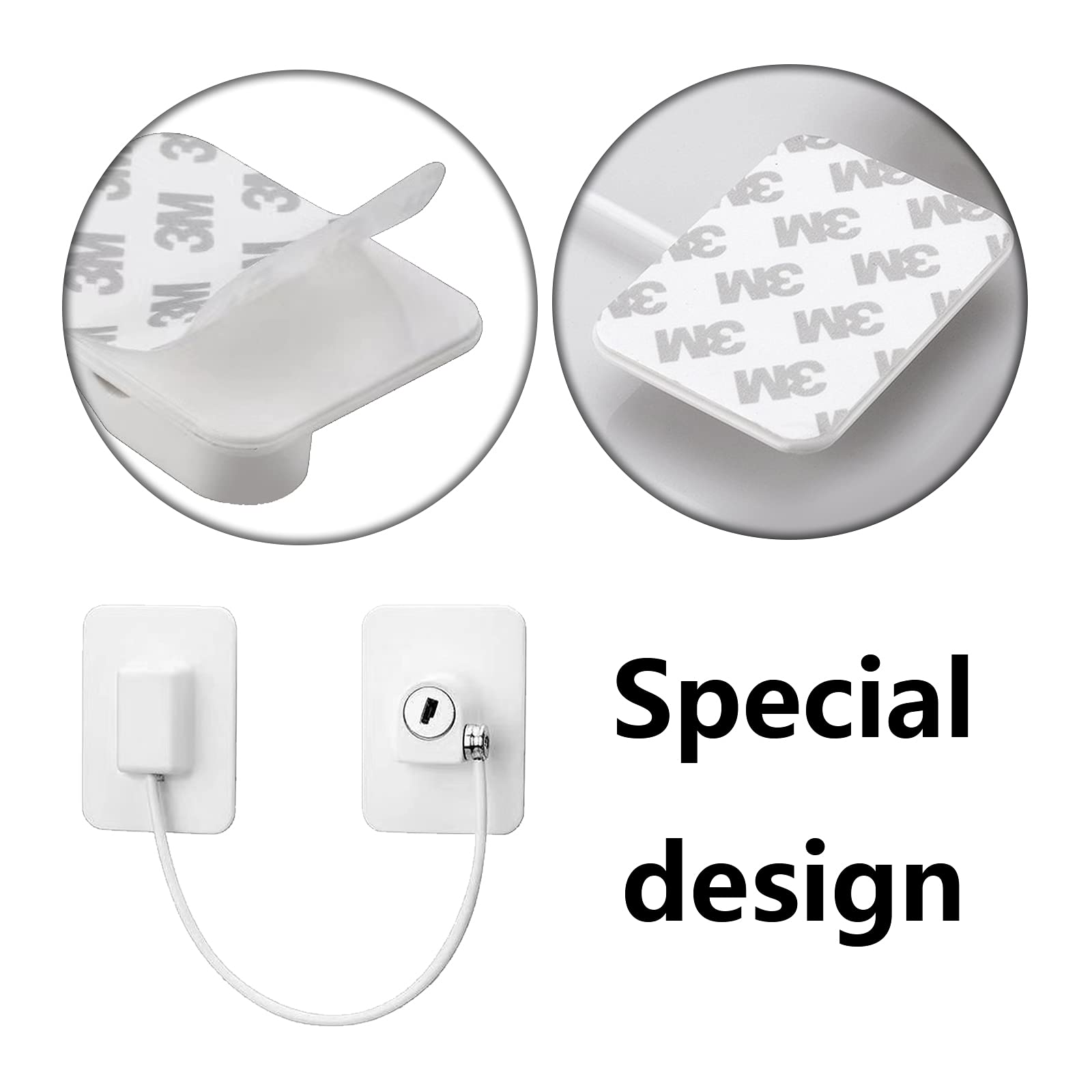 Ttdesefu lock restrictor shows opening distance to balance ventilation and safety.