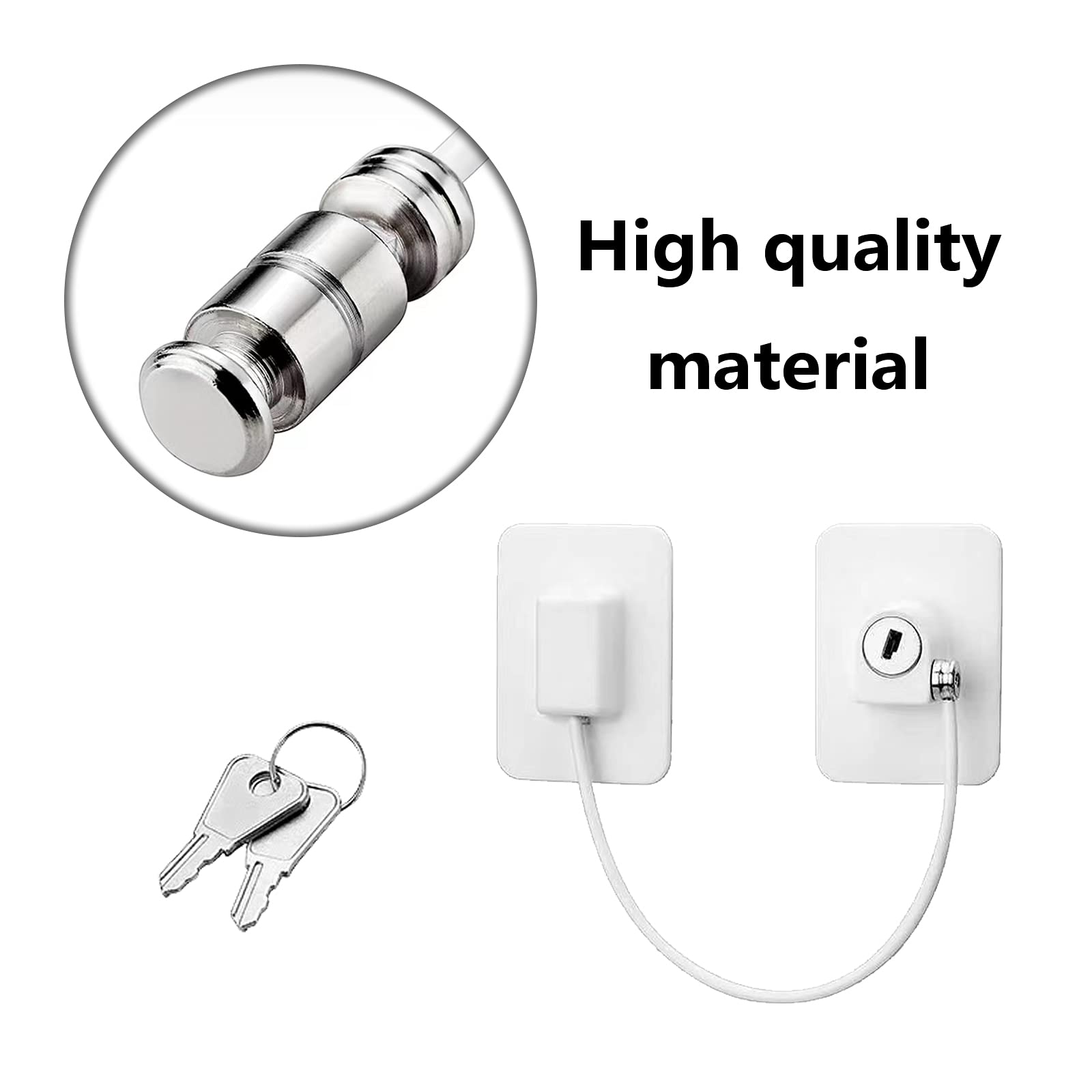 Ttdesefu zinc alloy lock core offers sturdy, rust-resistant security for households.