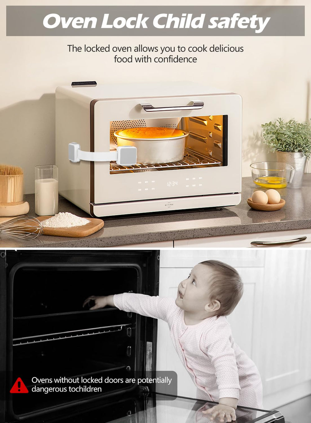 TTMALL compatible with cabinets and closets for safer home organization.