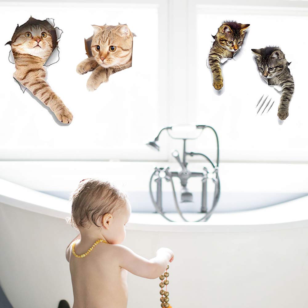 TTSAM cute cartoon cat decor for nursery, study, or office spaces