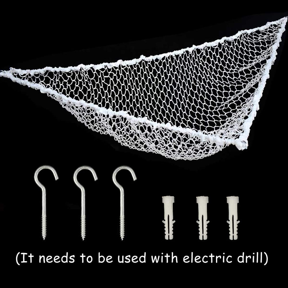 TTSAM Hammock Mesh Toy Net wall-hanging organizer enhances room decor.
