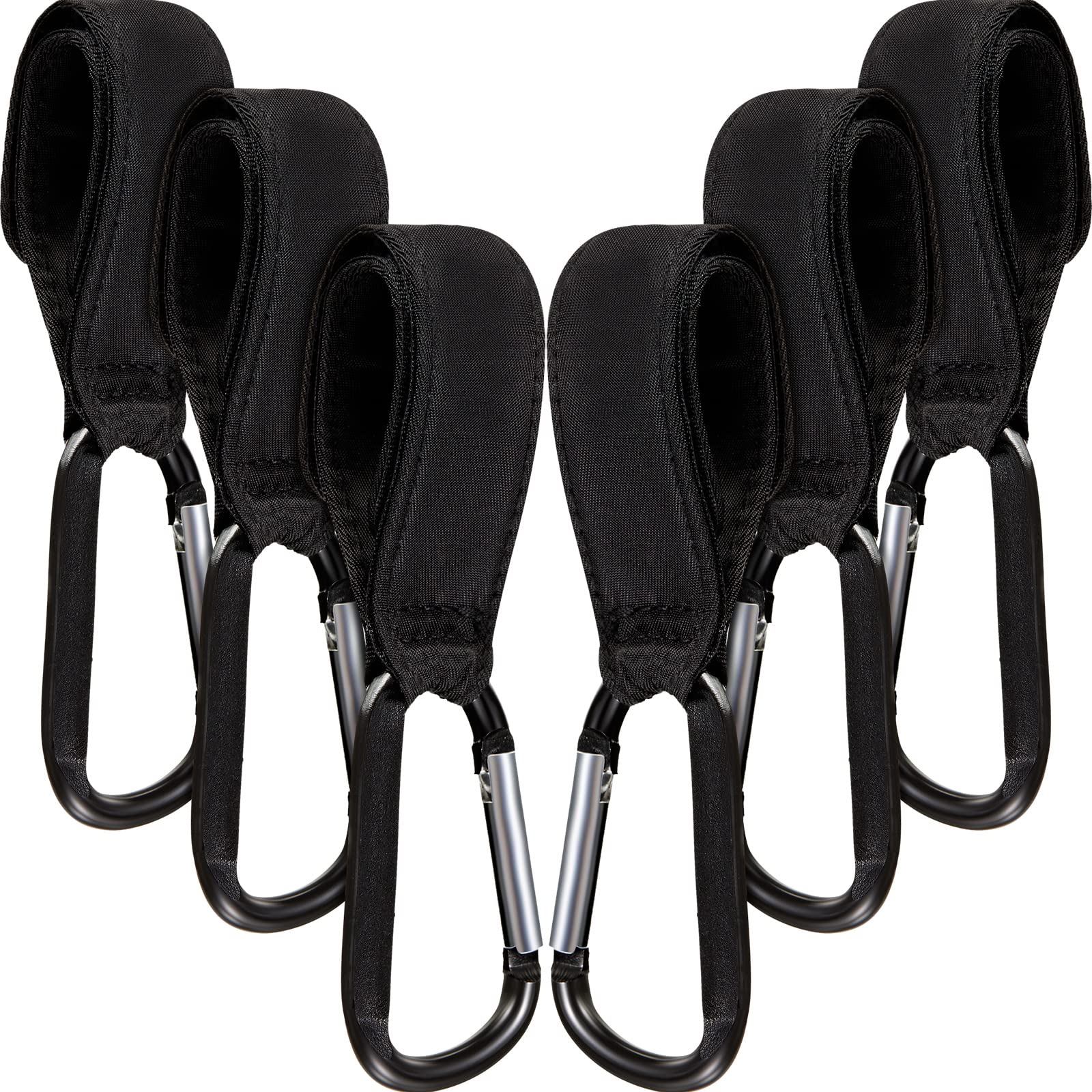 Tuanse 6-pack stroller hooks on handle for easy hands-free errands.