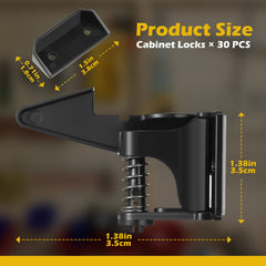Tuanse cabinet locks adhesive installation demonstrates quick, mess-free mounting.