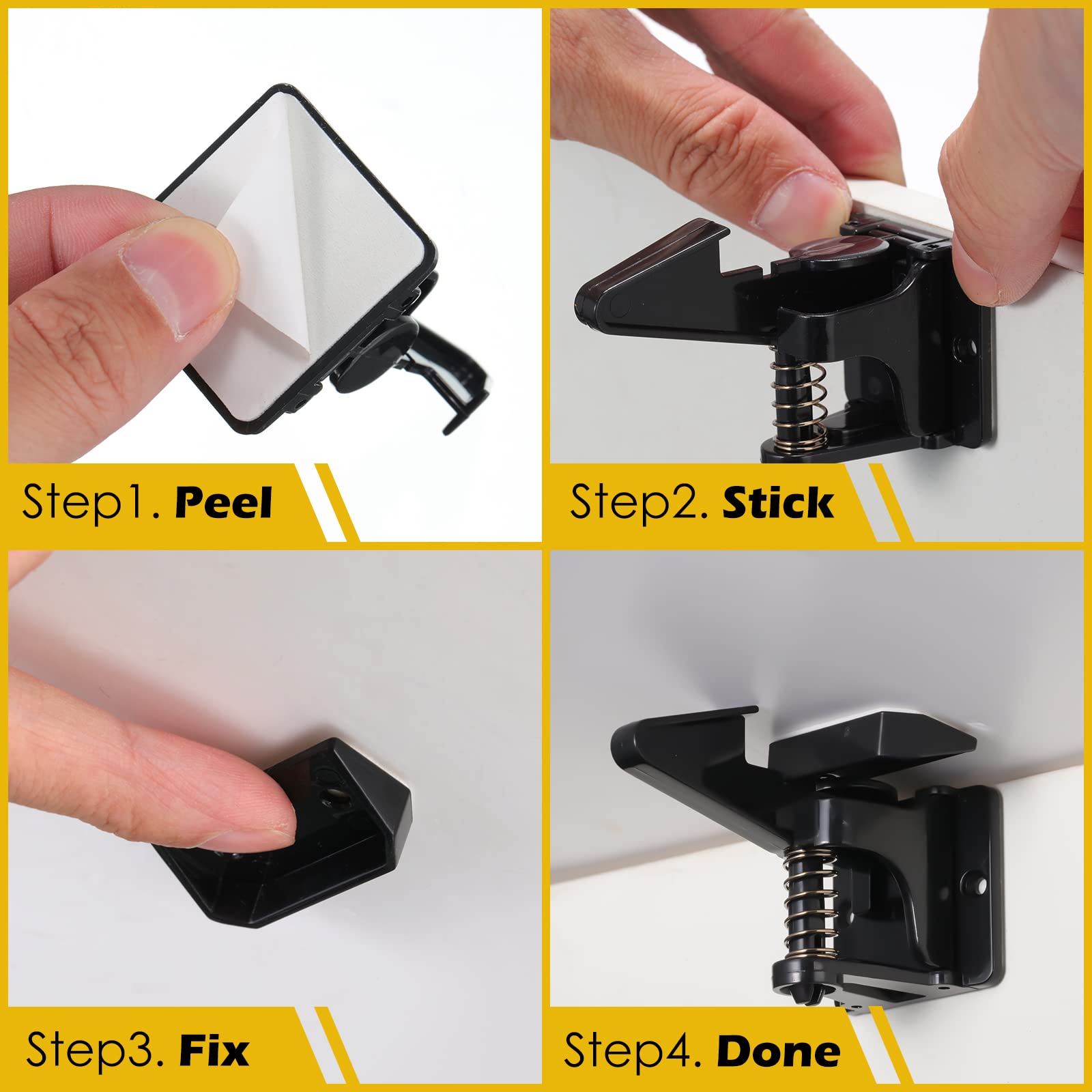 Tuanse cabinet locks screw installation shows durable, secure mounting.