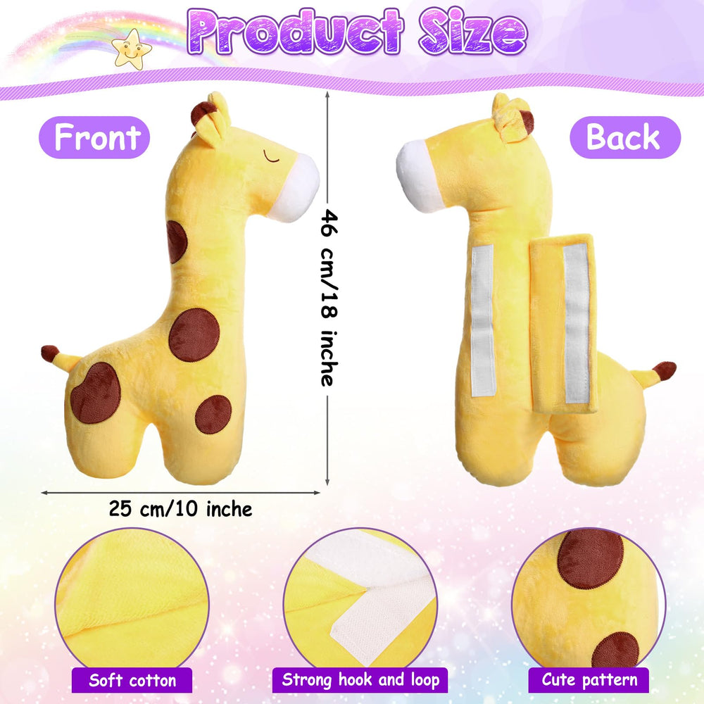 Tuanse bear seatbelt cushion close-up highlighting breathable fabric.