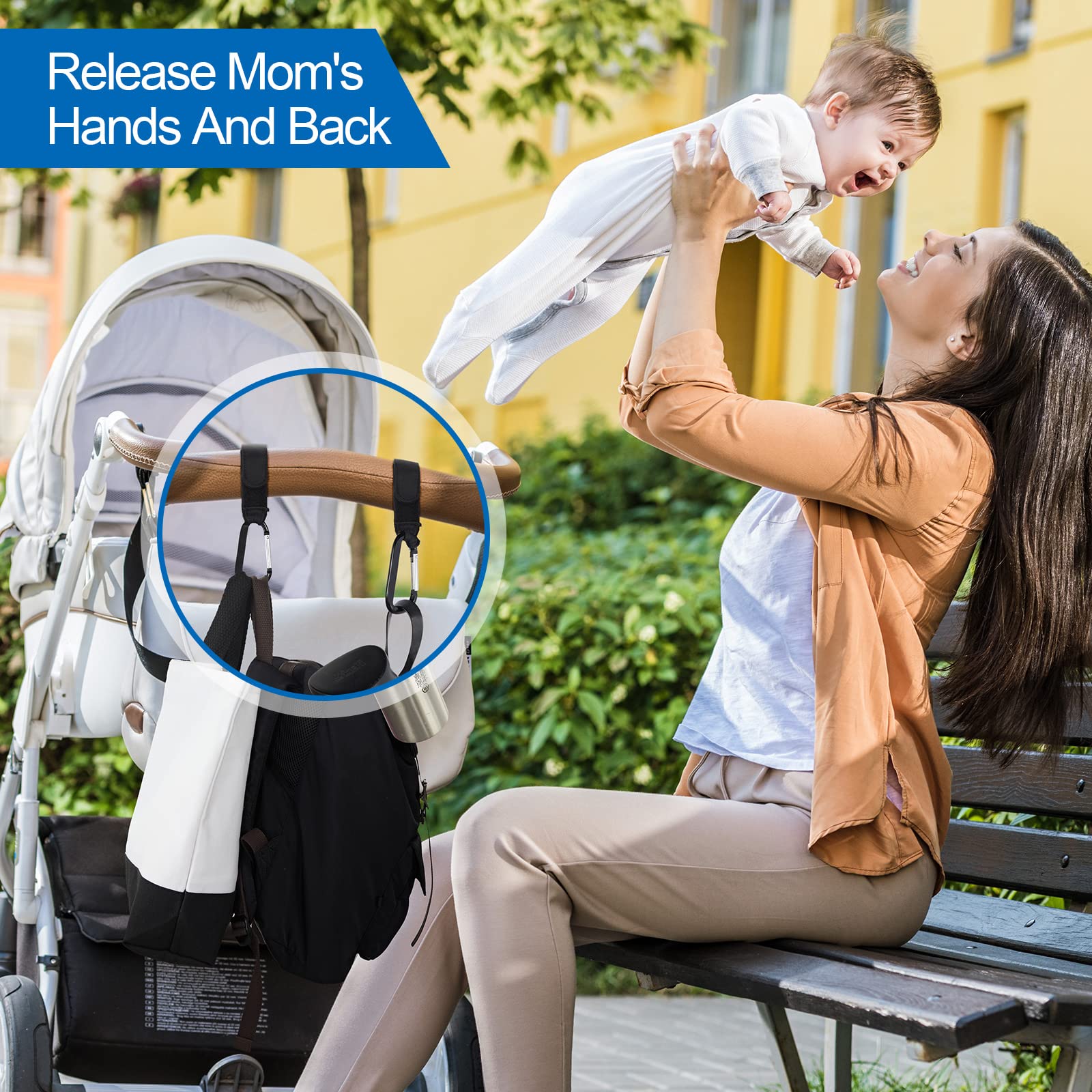 Tuanse lightweight design ideal for travel with strollers, cars, or bikes.