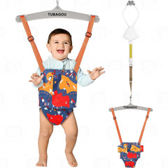 TUBAGOU door jumper frame clip ensures a secure door clamp for safe baby play
