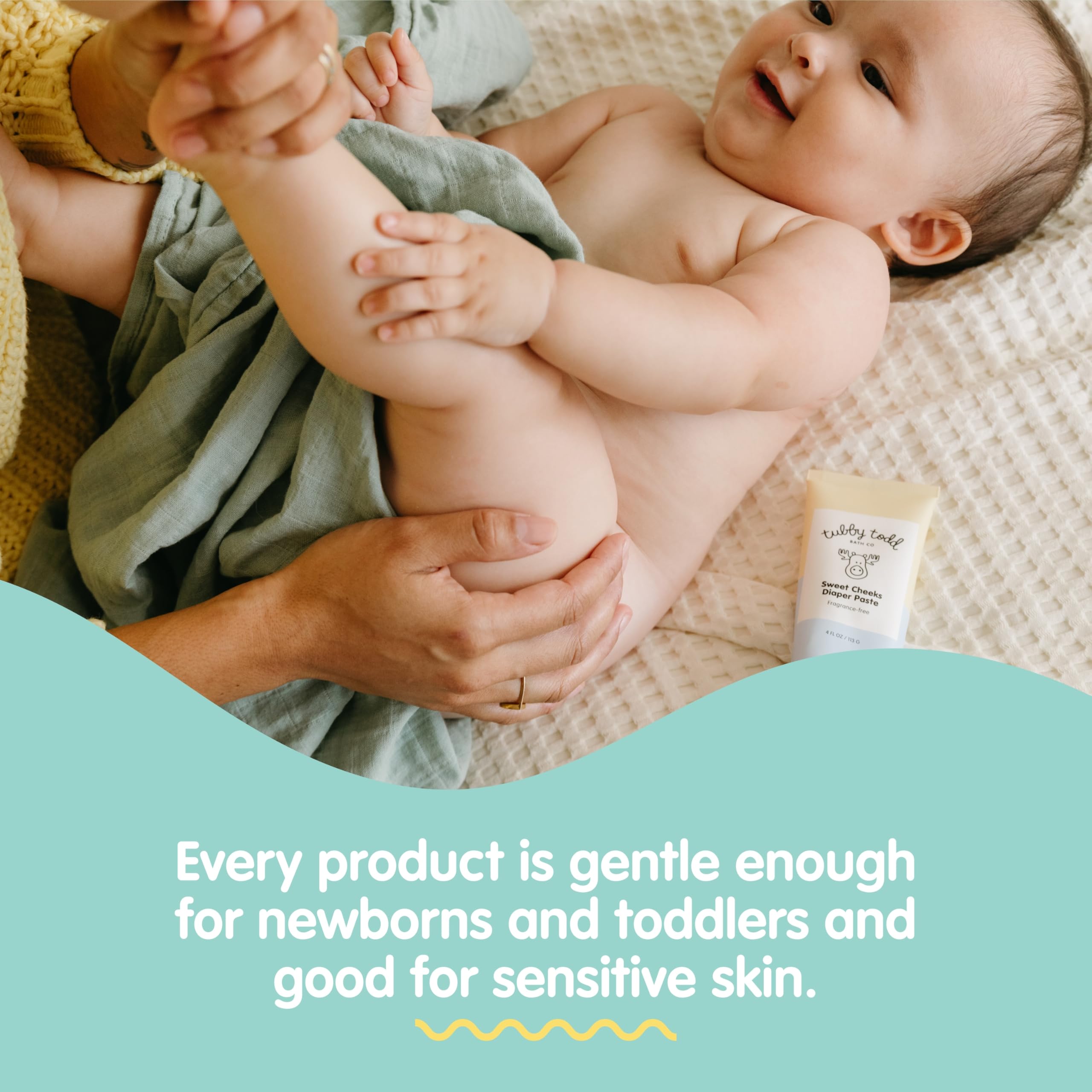 Tubby Todd All Over Ointment with colloidal oatmeal soothes dry skin