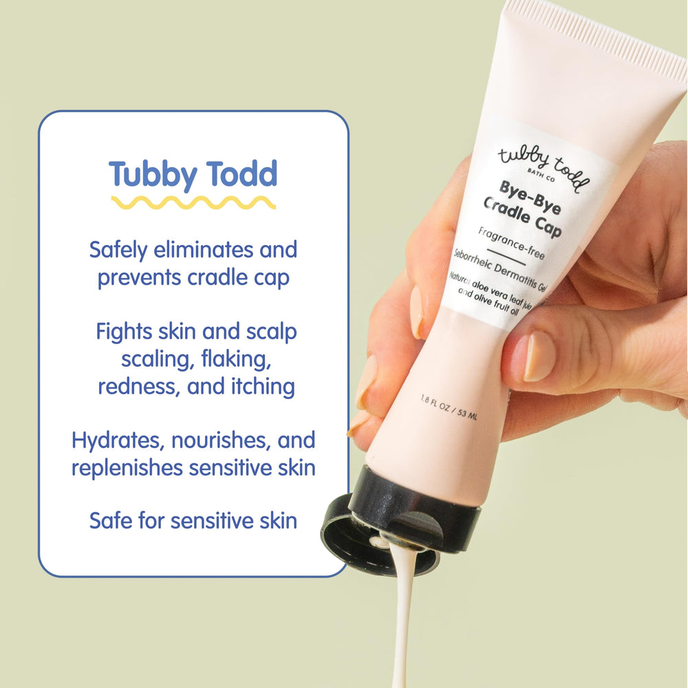 Tubby Todd cradle cap kit box showing all-in-one bundle.
