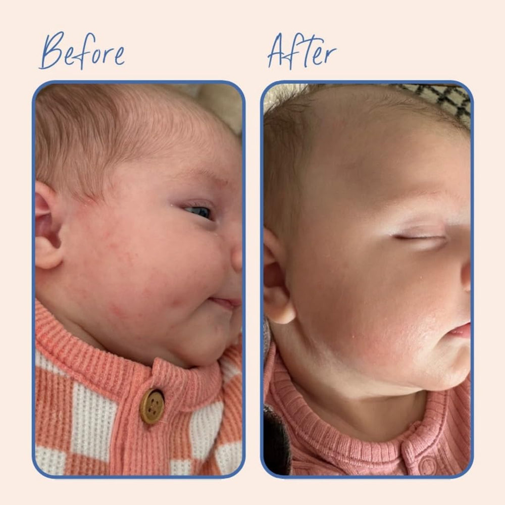 Tubby Todd fragrance-free bottle label signaling mild care for sensitive skin.