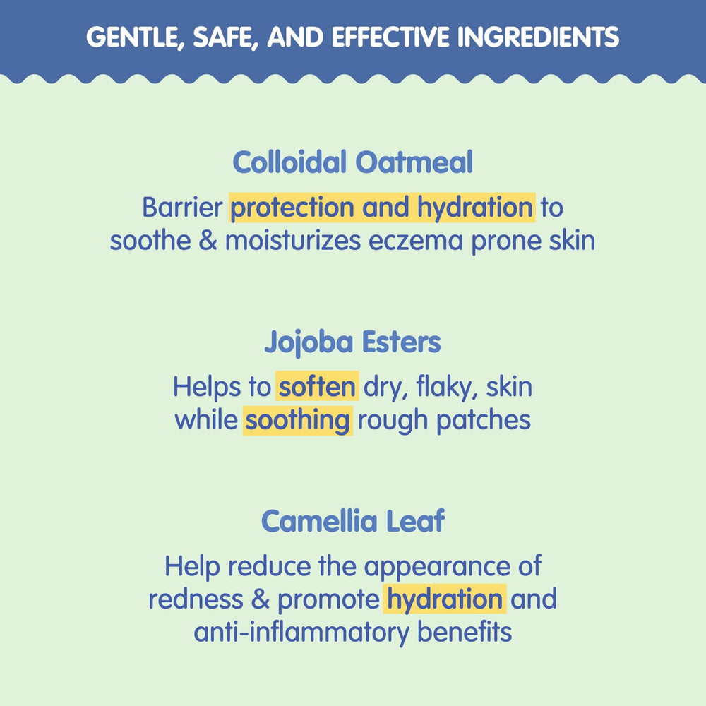 Tubby Todd All Over Ointment plant-based formula with jojoba esters nourishes skin.