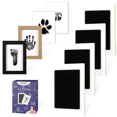 Tubuui 4-park baby footprint kit frames for timeless nursery keepsakes.