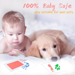 Tubuui clean touch ink pad enables mess-free baby footprints.