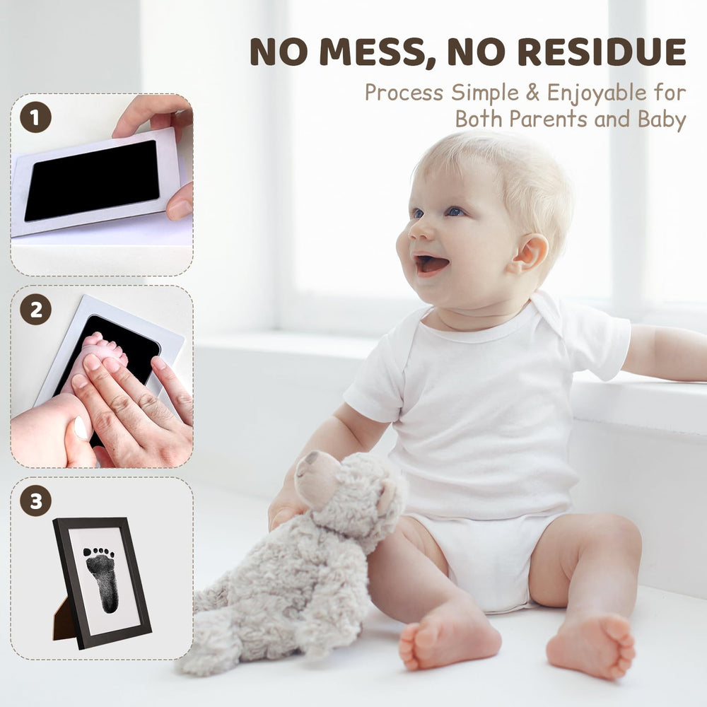 Tubuui clean-touch ink pads keep baby skin safe