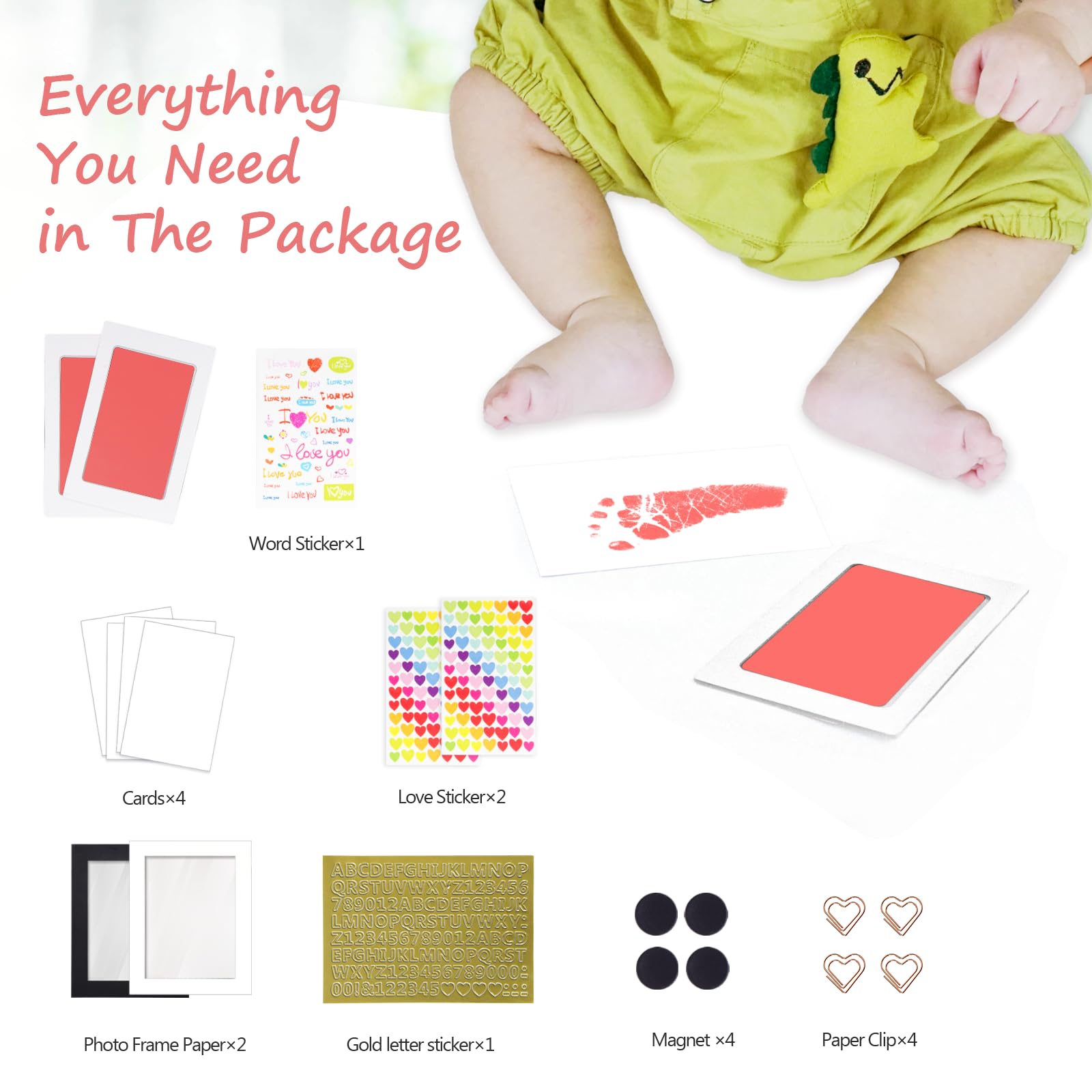 Tubuui dog paw print kit captures pet paw prints for memorable keepsakes.