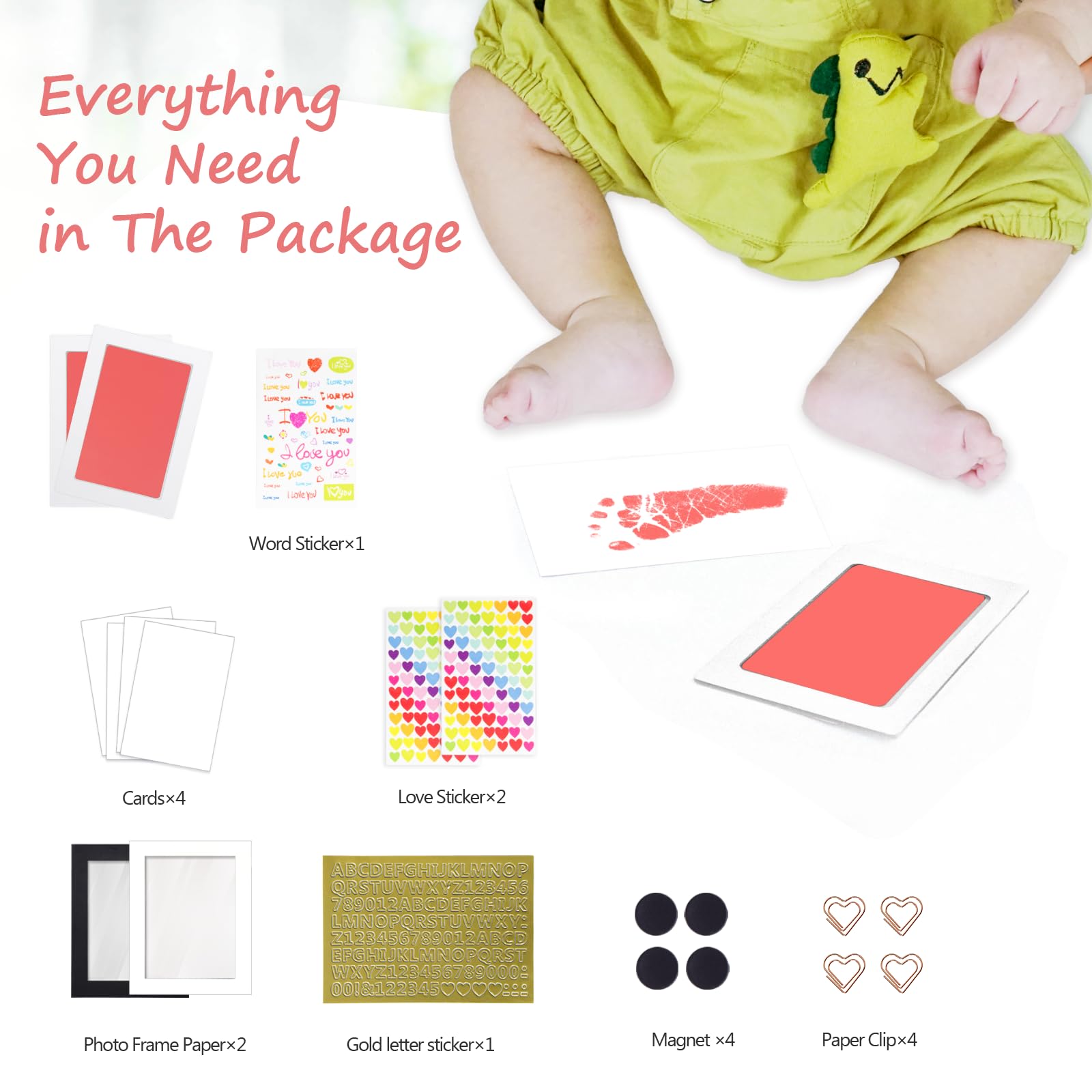 Tubuui inkless paw print kit captures dog or cat paws for keepsakes