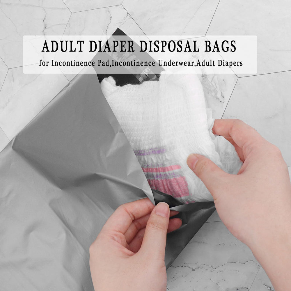 Tuciyke opaque bags designed for nursing staff handling waste discreetly.