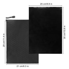 Tuciyke black bags sized 9.84x13.78 inches fit adult products
