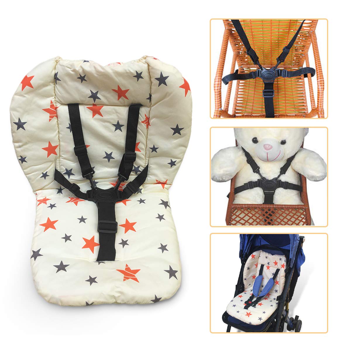 Tuciyke Star Baby high chair cushion pad offers comfy seating on hard chairs
