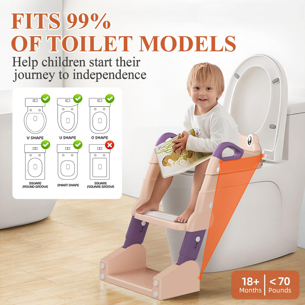TuckInn non-slip base keeps the potty seat stable during use