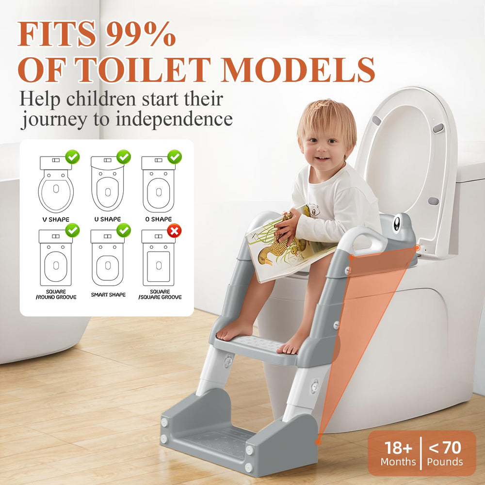 TuckInn Potty Seat soft waterproof cushion for comfortable skin contact.