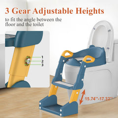 TuckInn Potty Seat extended splash guard prevents messes during use