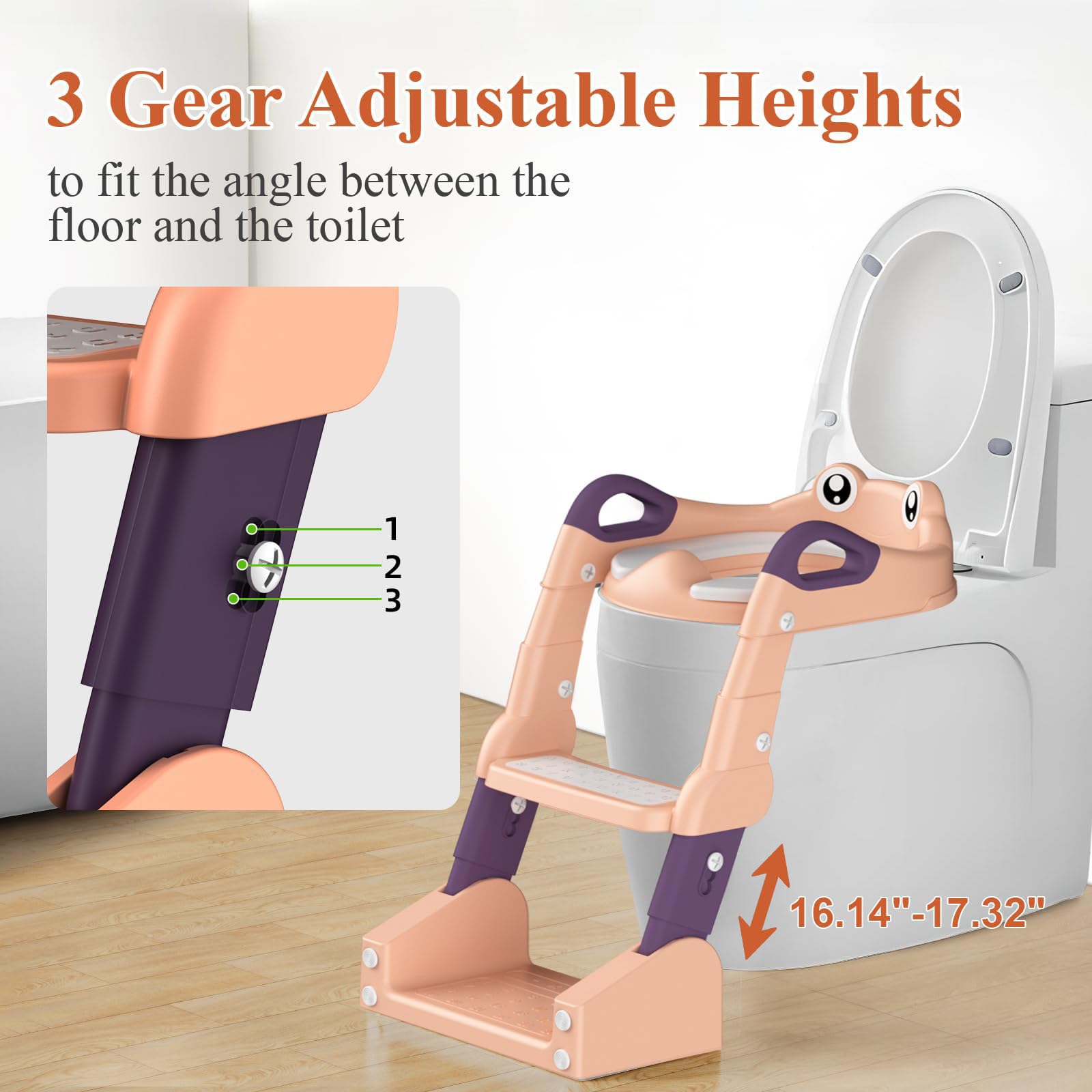 TuckInn potty seat with urinal splash guard protects against splashes