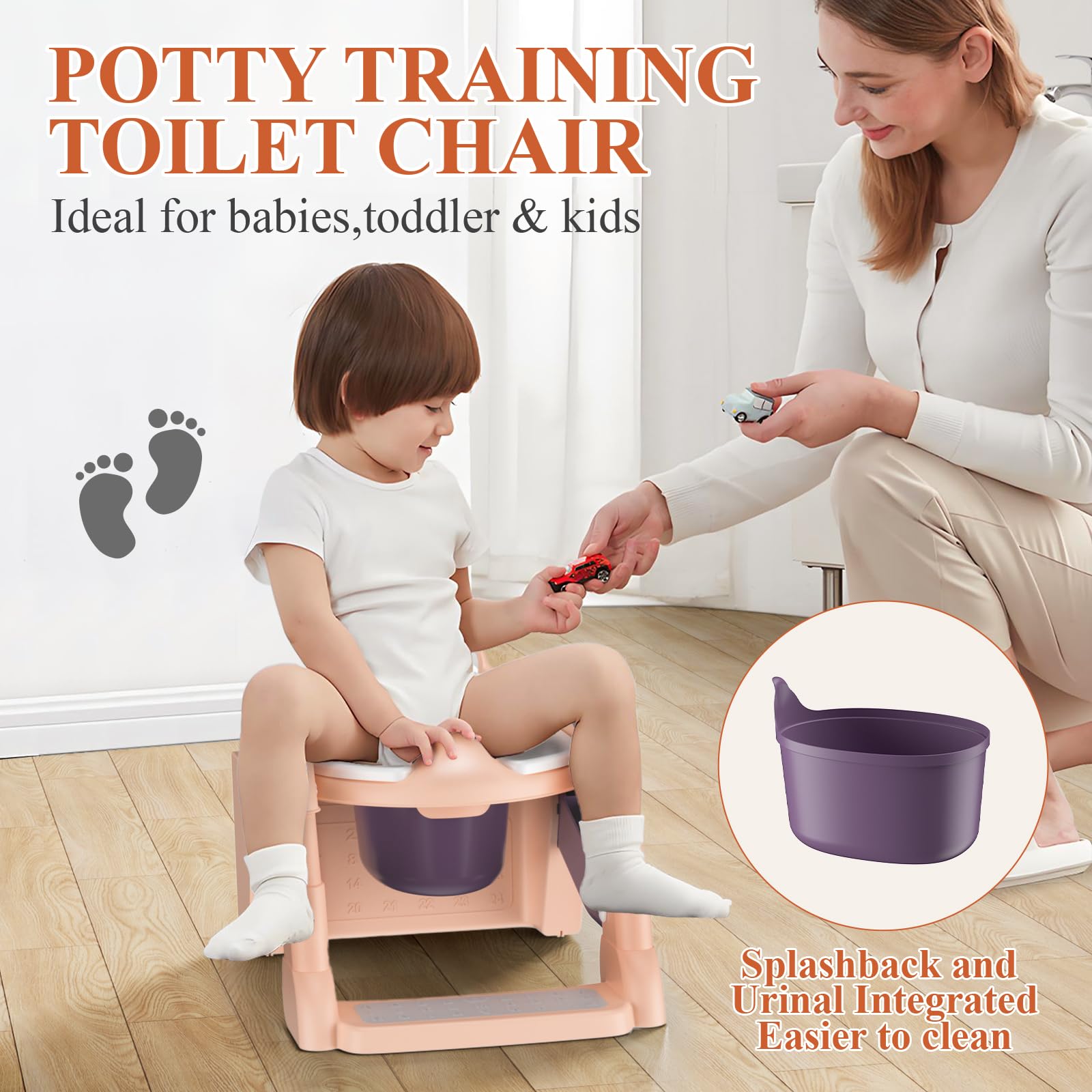 TuckInn widened pedal area supports toddler turns and sits comfortably
